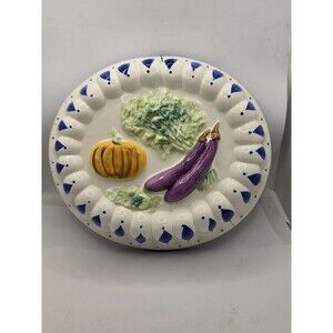 Daeware Pâté/Jello Hanging Ceramic Mold Mix of Veggies Kitchen Décor Vintage
